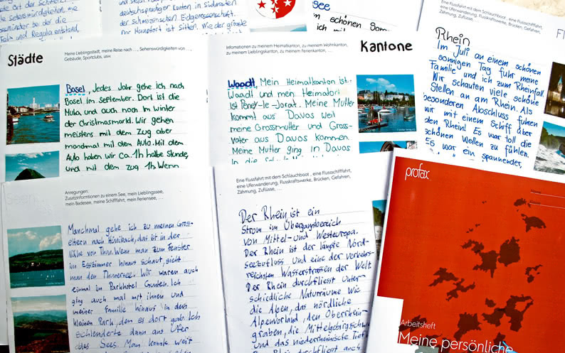 Geografie Schweiz: Arbeitsheft Beispiel 1