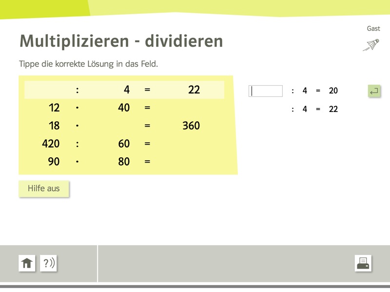 Rechentraining und Kopfgeometrie 6 Background 4