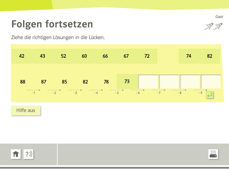 Rechentraining und Kopfgeometrie 6 Background 5