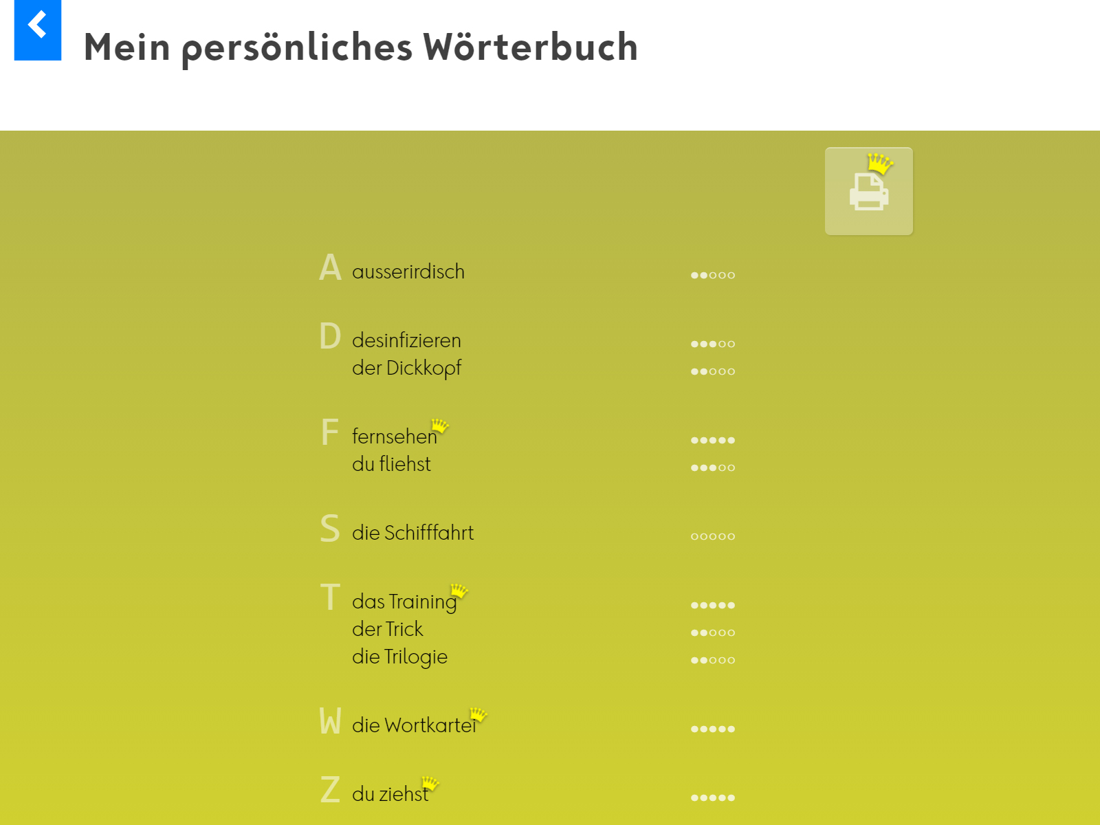 Wortkartei: Deutsch Screenshot 1 Wortkartei: Deutsch Screenshot 5