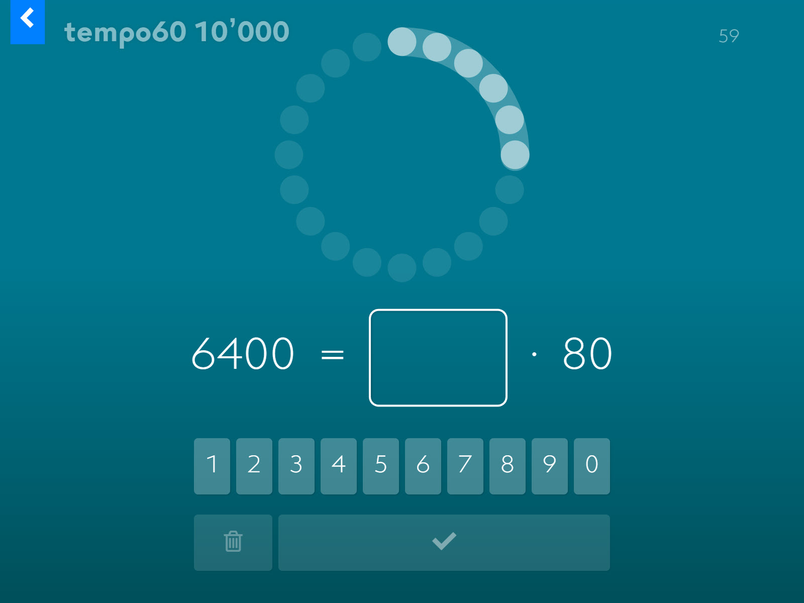 tempo60 10’000 Screenshot 3