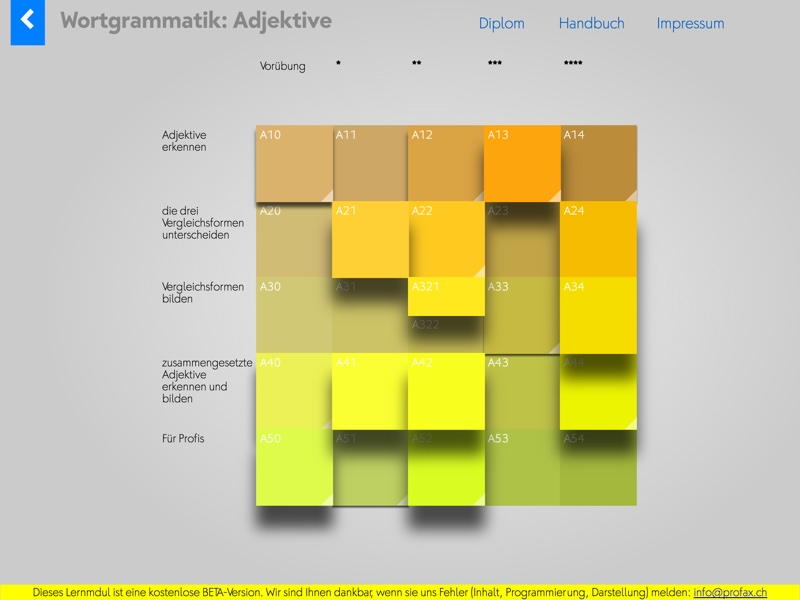 Wortgrammatik: Adjektive Screenshot 1 Wortgrammatik: Adjektive Screenshot 5