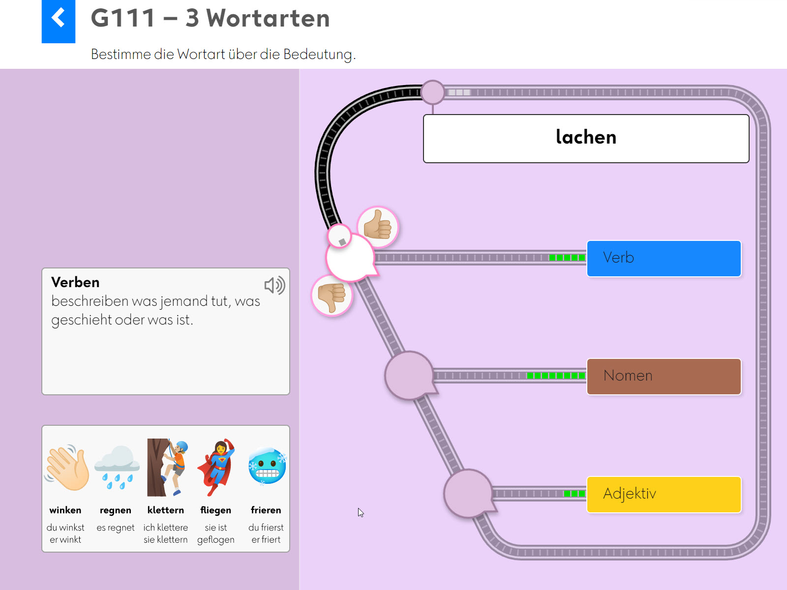 Wortgrammatik: Grundlagen Screenshot 1 Wortgrammatik: Grundlagen Screenshot 1